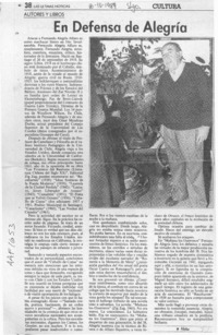 En defensa de Alegría  [artículo] Filebo.