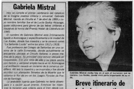 Gabriela Mistral