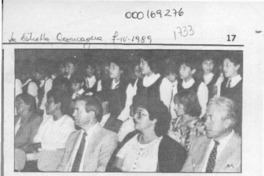 Homenaje del estudiantado al centenario de Gabriela  [artículo].