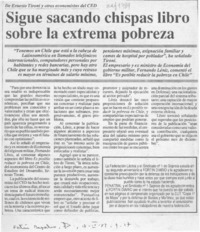 Sigue sacando chispas libro sobre la extrema pobreza  [artículo].
