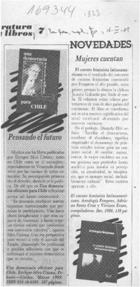 Novedades  [artículo].