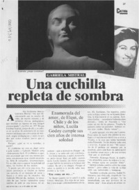 Una cuchilla repleta de sombra  [artículo] Guillermo Blanco.