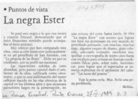 La negra Ester