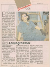La negra Ester
