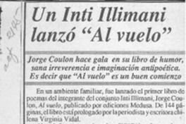 Un Inti Illimani lanzó "Al vuelo"