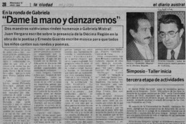 "Dame la mano y danzaremos"