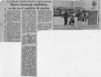 Masivo homenaje ciudadano se dio en el natalicio de poetisa