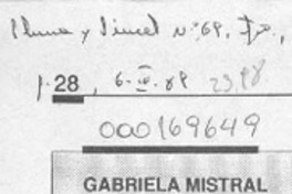 Recados para América  [artículo].