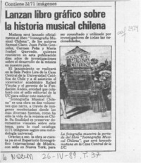 Lanzan libro gráfico sobre la historia musical chilena