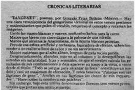 Crónicas literarias