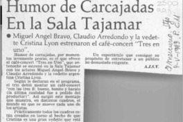 Humor de carcajadas en la Sala Tajamar