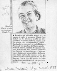 Se supo que --  [artículo].