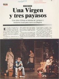 Una Virgen y tres payasos  [artículo] G. B.