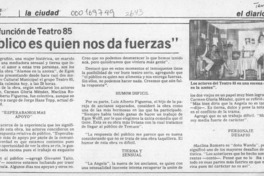 "Público es quien nos da fuerzas"  [artículo].