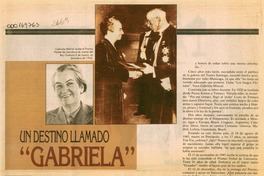 Un destino llamado "Gabriela"