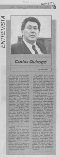 Carlos Quiroga