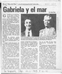 Gabriela y el mar  [artículo] Sara Vial.