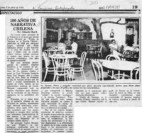 100 años de narrativa chilena  [artículo] Eduardo Díaz E.