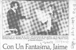 Con un fantasma, Jaime Silva vuelve a dirigir