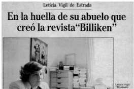 En la huella de su abuelo que creó la revista "Billiken"