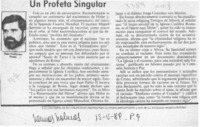 Un profeta singular