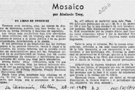 Mosaico  [artículo] Abelardo Troy.