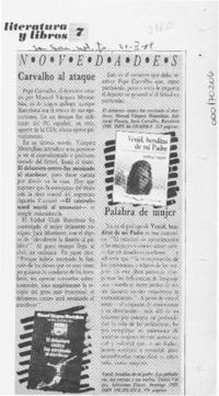 Palabra de mujer  [artículo].