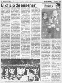 El Oficio de enseñar