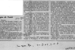 Rasgos de Tomic  [artículo] Humberto Petridis Gallardo.