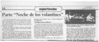 Parte "Noche de los volantines"  [artículo].