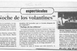 Parte "Noche de los volantines"  [artículo].