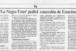 Grupo de "La negra Ester" pedirá concesión de Estación Mapocho