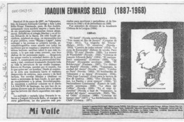 Joaquín Edwards Bello (1887-1968)  [artículo].