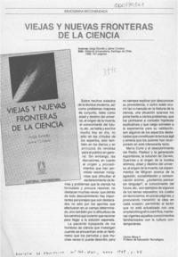 Viejas y nuevas fronteras de la ciencia