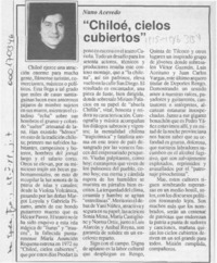 Chiloé, cielos cubiertos