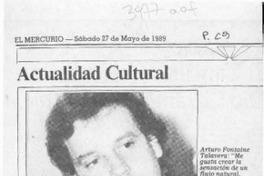 El Lunes lanzan "Poemas hablados", de Arturo Fontaine Talavera