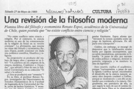 Una revisión de la filosofía moderna  [artículo] Angélica Rivera.