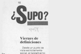 Viernes de definiciones  [artículo].