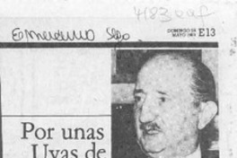 Por unas uvas de Málaga  [artículo] Roque Esteban Scarpa.