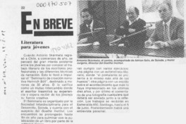 Literatura para jóvenes  [artículo].