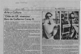 "Chile sin UF, vivencias", libro de Guillermo Carey B.  [artículo] Isabel Barrientos Díaz.