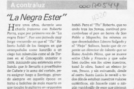 "La Negra Ester"  [artículo] Pacián Martínez Elissetche.