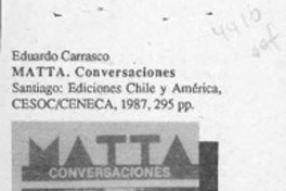 Matta conversaciones