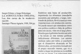 La agricultura chilena