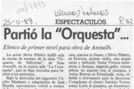 Partió la "Orquesta" --