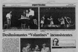 Desilusionantes "Volantines" inconsistentes  [artículo] Italo Passalacqua C.