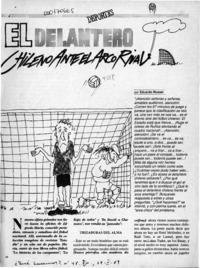 El delantero chileno ante el arco rival  [artículo] Eduardo Rossel.