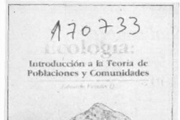 Ecología y población  [artículo].