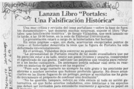 Lanzan libro "Portales una falsificación histórica"