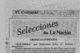 Crónica literaria  [artículo] Alone.